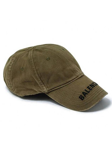 black logo arsenic ball cap green - BALENCIAGA - BALAAN 1