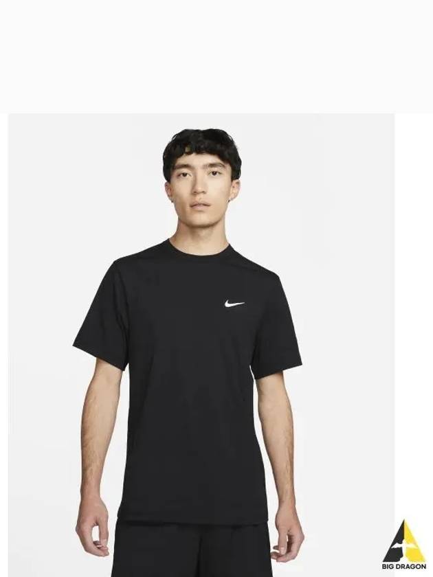 Dri Fit UV Hyverse Short-Sleeve T Shirt Black - NIKE - BALAAN 2