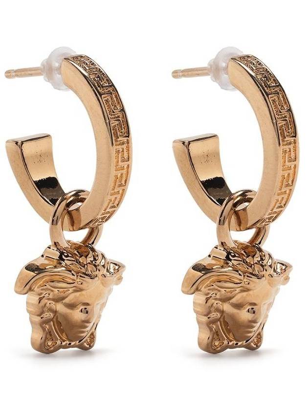 La Medusa Brass Earrings Gold - VERSACE - BALAAN 1