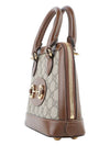 640716 GG Supreme 1955 Horsebit Top Handle Mini Cross Bag 33397K 3 - GUCCI - BALAAN 2