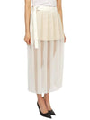 2407238 151 Women s Long Pleated Skirt - SACAI - BALAAN 4