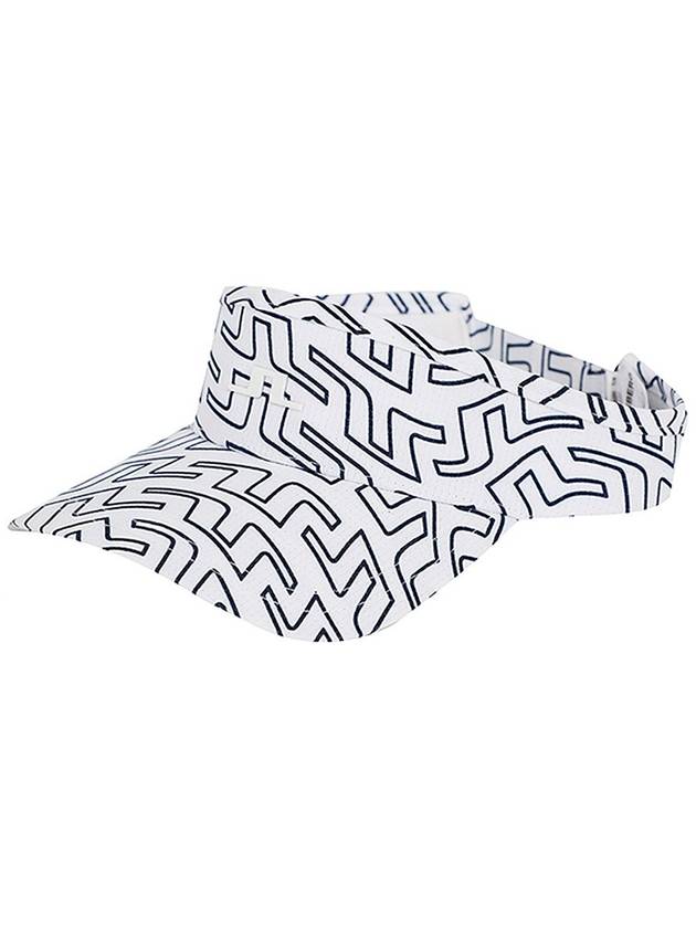 Golf Samir Print Visor White - J.LINDEBERG - BALAAN 2