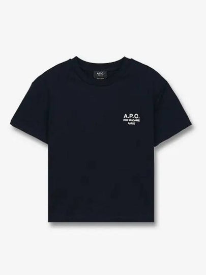 Boxy Rue Madame Short Sleeve T-Shirt Navy - A.P.C. - BALAAN 2