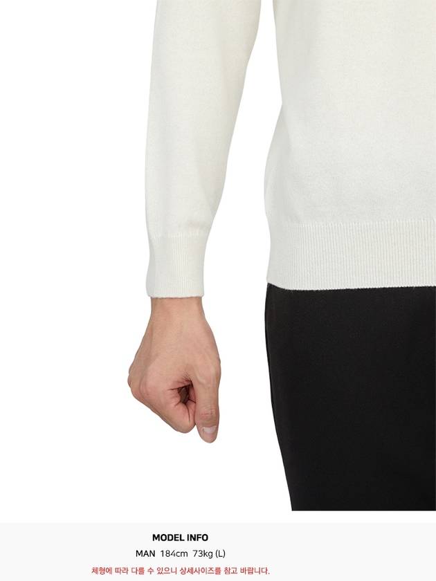 Men's Knit Top White - JOHNSTONS OF ELGIN - BALAAN 9