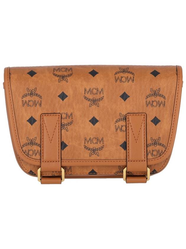 Aren Visetos Messenger Bag Brown - MCM - BALAAN 2