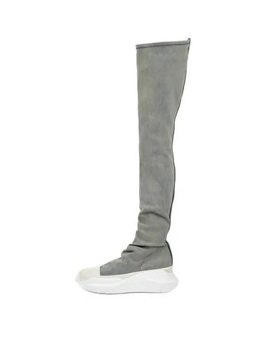 WOMEN DRKSHDW ABSTRACT DENIM STOCKS SNEAKERS DARK BLUE - RICK OWENS - BALAAN 1