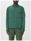 Chrome-R Pocket Over Long Sleeve Shirt Green - CP COMPANY - BALAAN 4