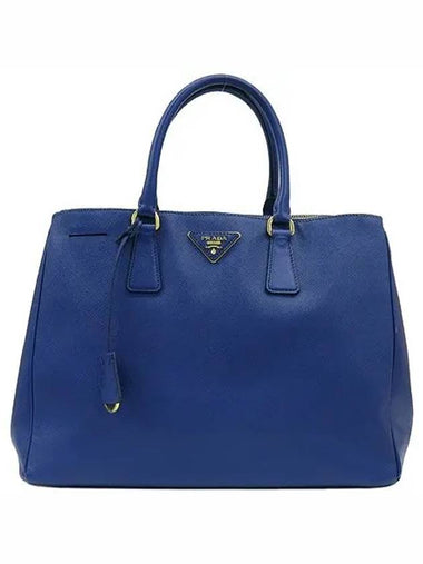 BN1786 Blue SAFFIANO LUX Tote Bag - PRADA - BALAAN 1