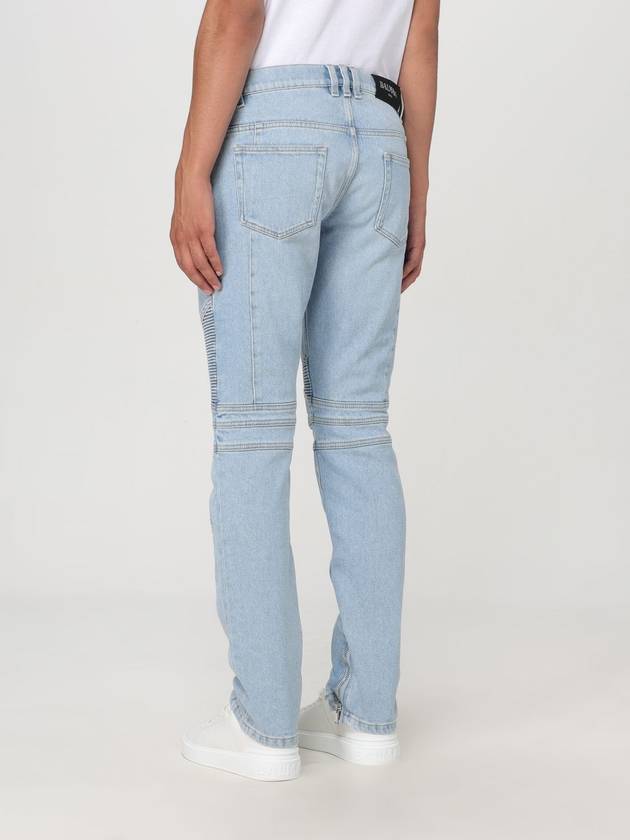 Jeans Biker Balmain in denim di cotone - BALMAIN - BALAAN 3