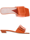 Covered Buckle Mule Orange - ROGER VIVIER - BALAAN 2