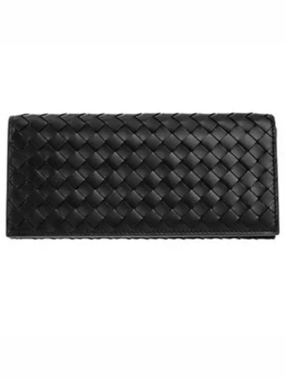 Intrecciato Continental Long Wallet Black - BOTTEGA VENETA - BALAAN 2