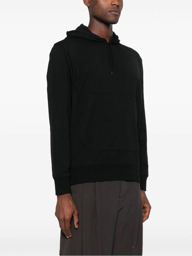 The Metropolis Series Stretch Fleece Hoodie Black - CP COMPANY - BALAAN 4