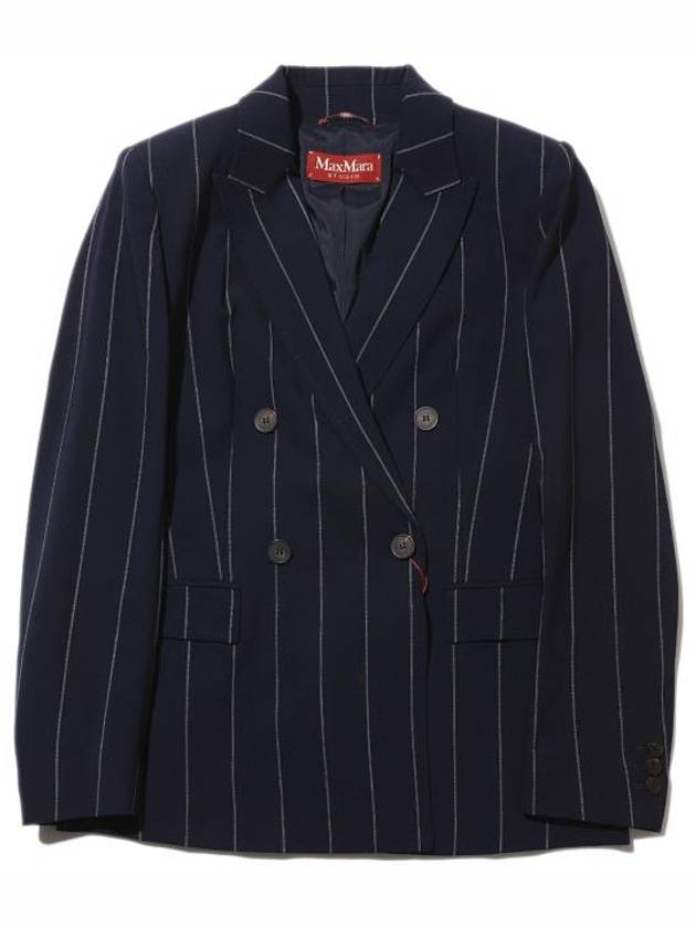 Acume Wool Jacket Navy - MAX MARA - BALAAN 2