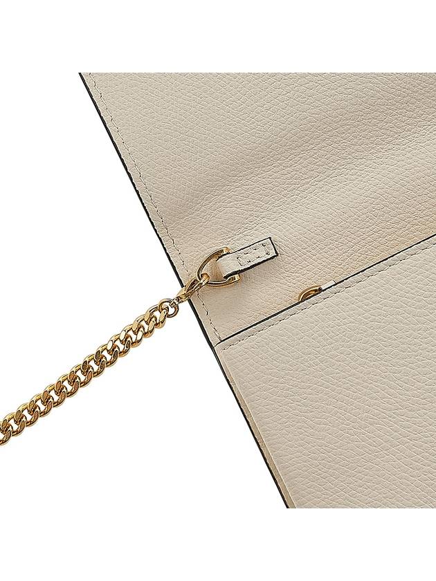 V Logo Flap Shoulder Bag Ivory - VALENTINO - BALAAN 10