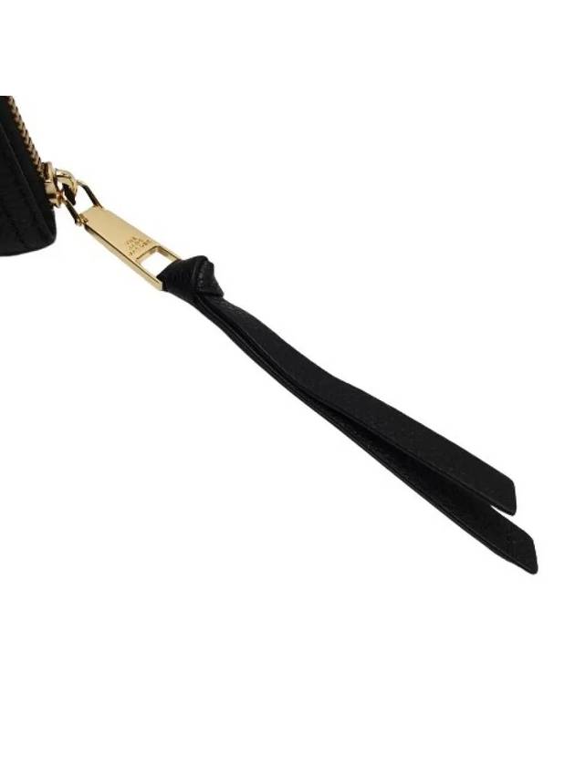 logo zipper long wallet black - MARC JACOBS - BALAAN.