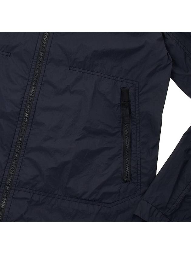 Crinkle Wappen Patch Hooded Jacket Navy - STONE ISLAND - BALAAN 8