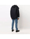 Men's Waffen Patch Ghost Piece Parka Navy - STONE ISLAND - BALAAN 5