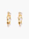 Metal Pearl Earrings Gold - MIU MIU - BALAAN 2