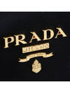 Gold Hardware Milan Logo Tote Bag Black - PRADA - BALAAN 9