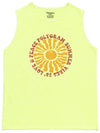 LOVE N PEACE PIGMENT DYED SLEEVELESS LIME - POLYGRAM - BALAAN 1