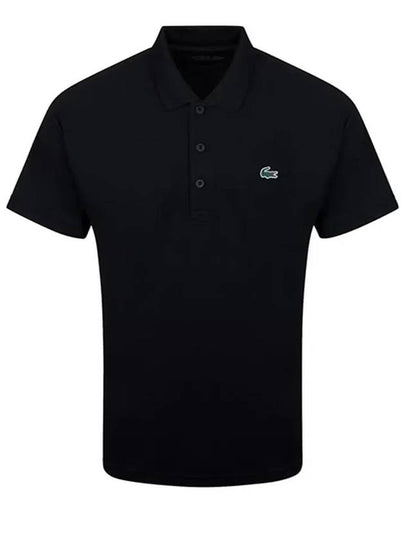 Logo Basic Short Sleeve PK Shirt Black - LACOSTE - BALAAN 2