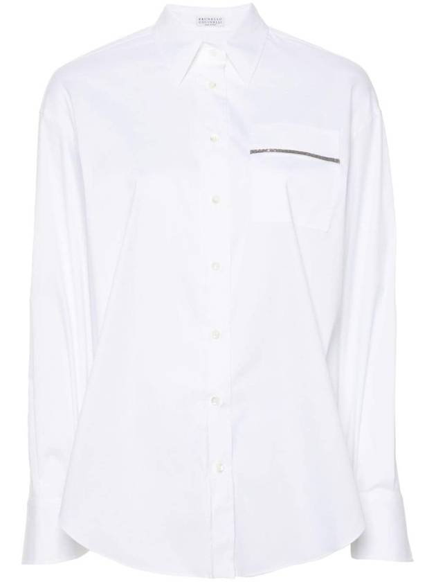 Brunello Cucinelli Shirts White - BRUNELLO CUCINELLI - BALAAN 1