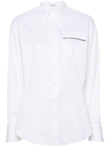 Brunello Cucinelli Shirts White - BRUNELLO CUCINELLI - BALAAN 1