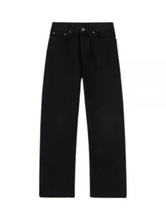 Women Twist Seam Jeans Black - TOTEME - BALAAN.