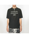 Logo Print Cotton Short Sleeve T-Shirt Fade Black - ACNE STUDIOS - BALAAN 3