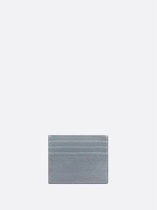 CD Icon Grained Calfskin Card Wallet Grey - DIOR - BALAAN 4