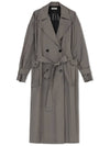 Peach Long Barbary Trench Coat - NDA - BALAAN 3