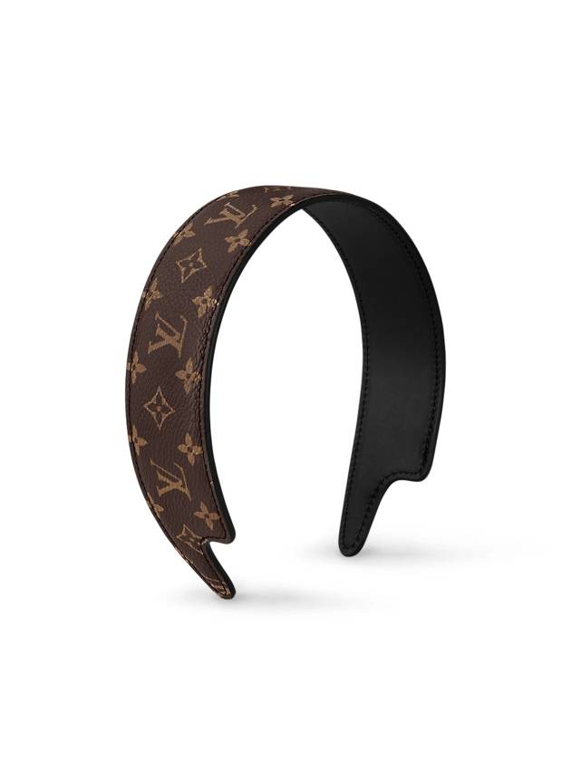 LV Outline Monogram Headband Brown - LOUIS VUITTON - BALAAN 1