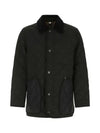 Quilted Thermoregulated Barn Jacket Black - BURBERRY - BALAAN 2