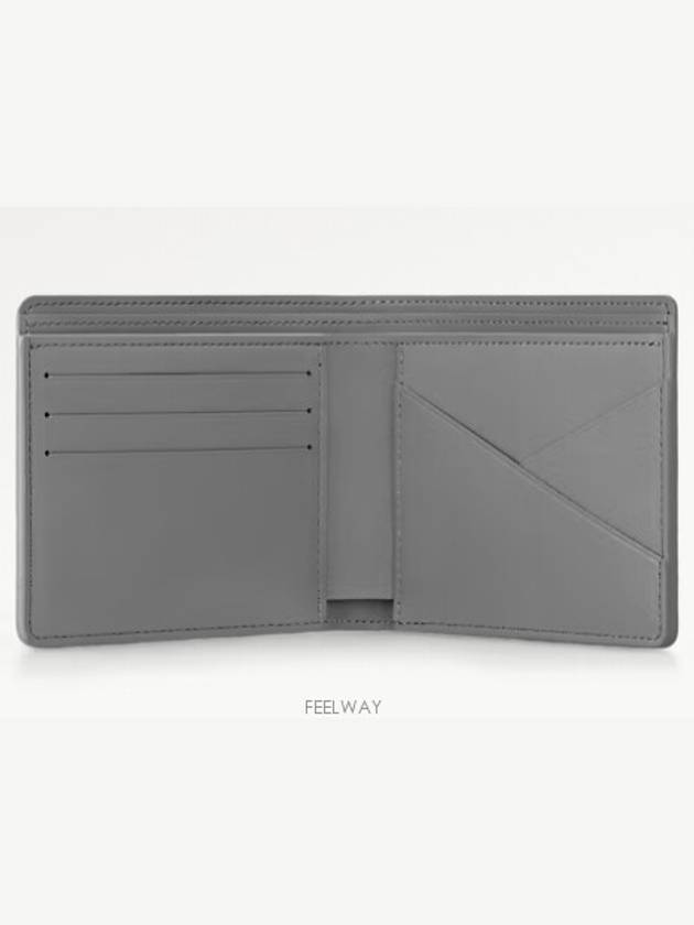 Monogram Shadow Multiple Half Wallet Grey - LOUIS VUITTON - BALAAN 4