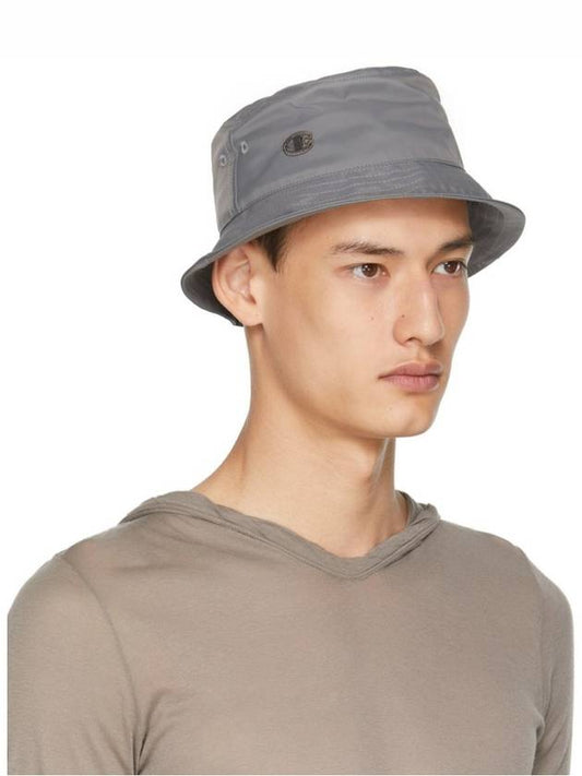 Mesh Logo Patch Bucket Hat Oyster - RICK OWENS - BALAAN 2