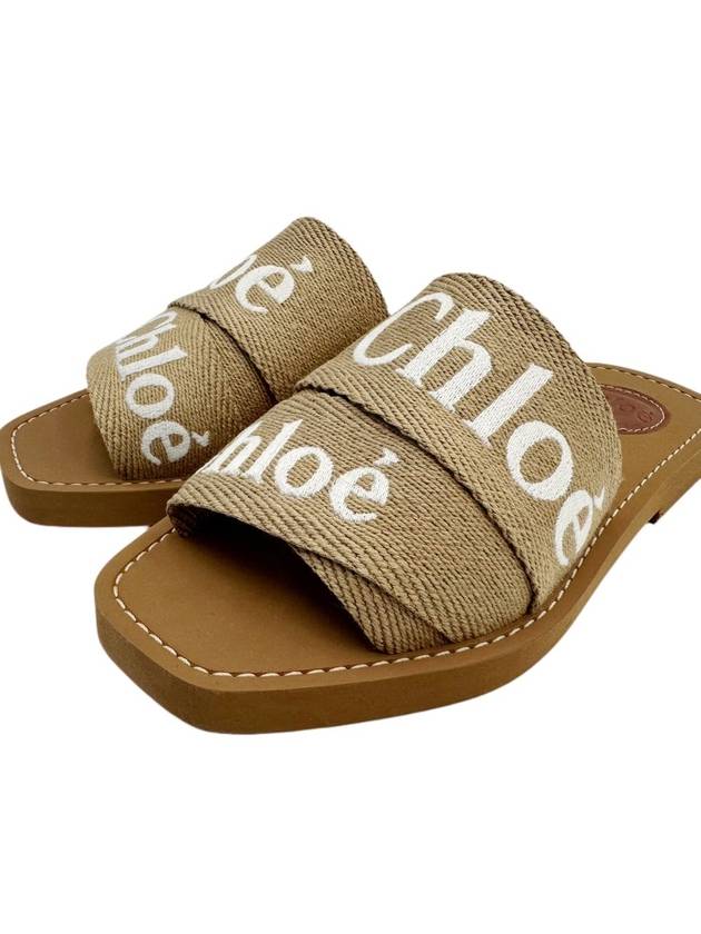 24SS Woody Logo Strap Women’s Slippers CHC23U18 24J - CHLOE - BALAAN 4