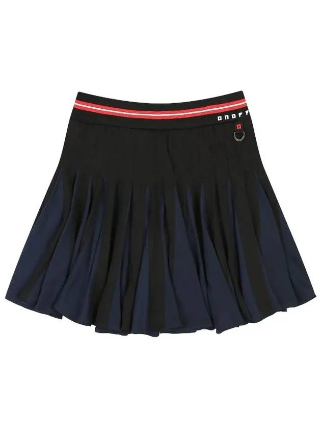 two-tone flared skirt OF4013LBNAVY - ONOFF - BALAAN 3