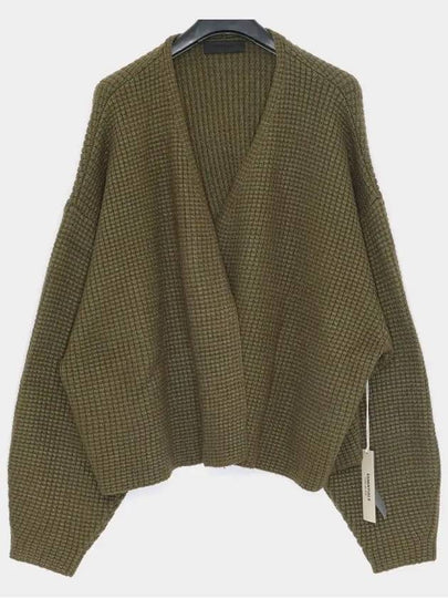 Essential Heavy Wade Overfit Waffle Knit Men s Cardigan 192BT246204F - FEAR OF GOD - BALAAN 2