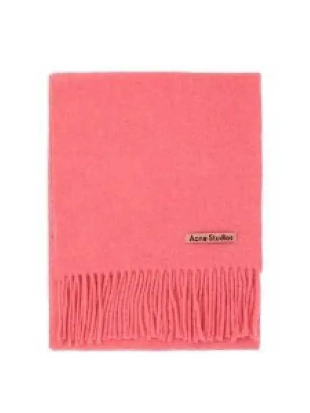 Wool Fringe Muffler Pink - ACNE STUDIOS - BALAAN 2