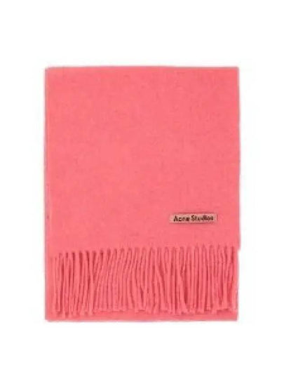 Wool Fringe Muffler Pink - ACNE STUDIOS - BALAAN 2