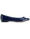 Women's Cendrillon Leather Ballerinas Dark Blue - REPETTO - BALAAN 1