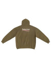 Men's Political Campaign Large Fit Hoodie Khaki - BALENCIAGA - BALAAN 3