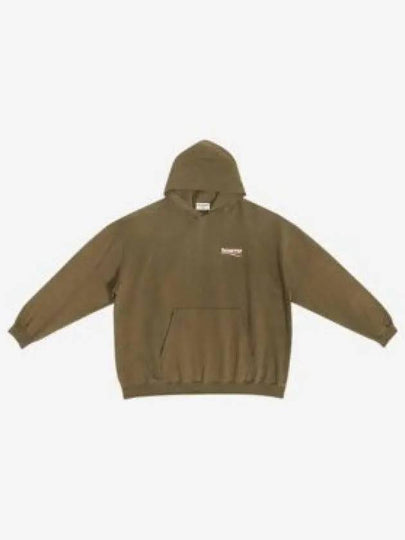 Political Campaign Large Fit Hoodie Green - BALENCIAGA - BALAAN 2