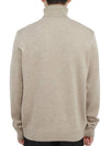 Small Heart Logo Extrafine Merino Wool Turtleneck Beige - AMI - BALAAN 5