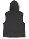 Shirring sleeveless hood black - PHOS333 - BALAAN 3