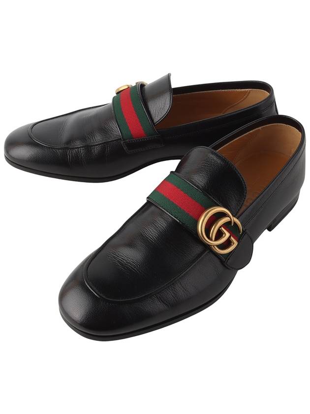 428609 GG web gold three stripe loafer shoes 4 1 2 size overseas receipt 34100Y - GUCCI - BALAAN 3