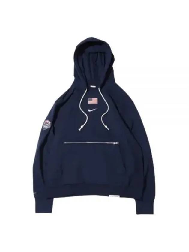 Men's Basketball Hoodie Navy - NIKE - BALAAN 2