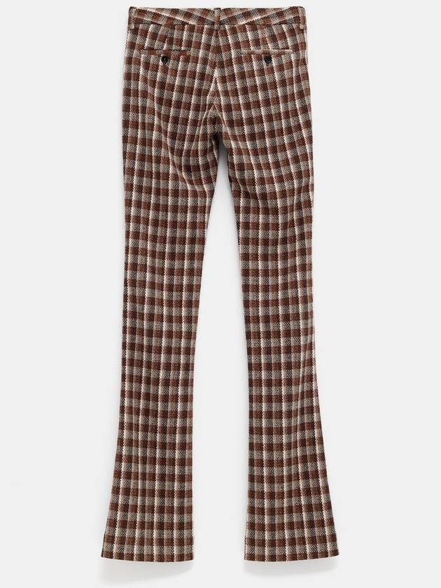 Flared Checked Trousers - ACNE STUDIOS - BALAAN 2