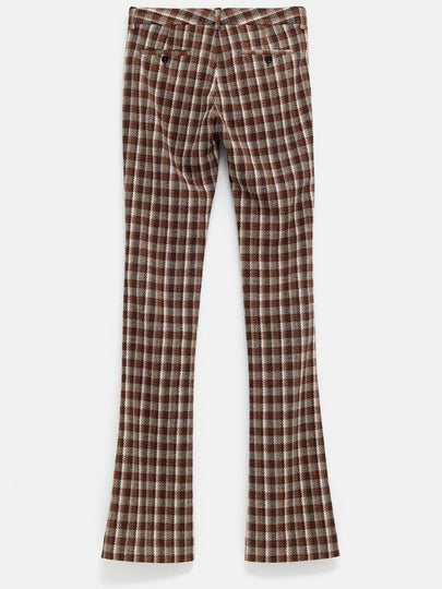 Flared Checked Trousers - ACNE STUDIOS - BALAAN 2