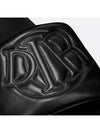 Aqua Quilted Smooth Calfskin Sandal Black - DIOR - BALAAN 7